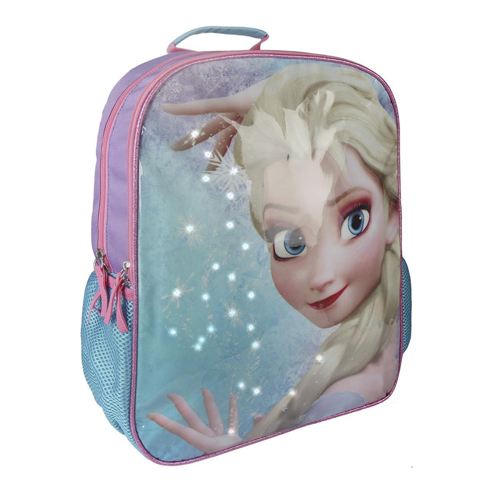 ghiozdan cu leduri disney frozen, 38 cm