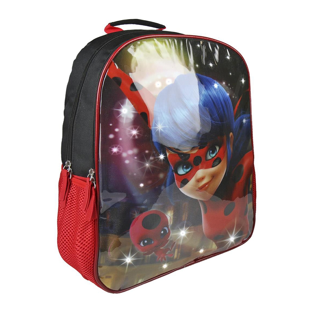 ghiozdan cu leduri lady bug, 41 cm
