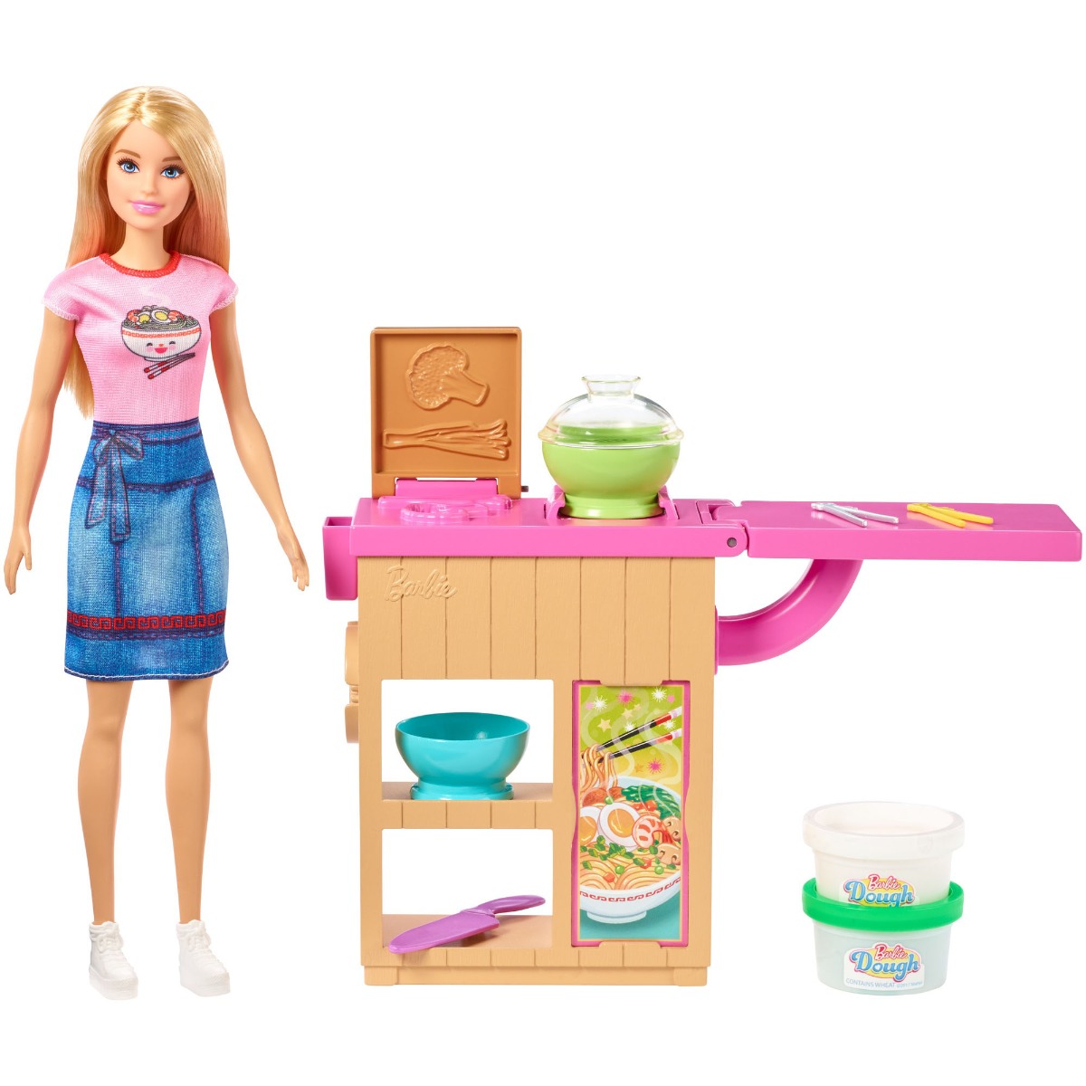 Set de joaca Barbie, Pregateste noodles