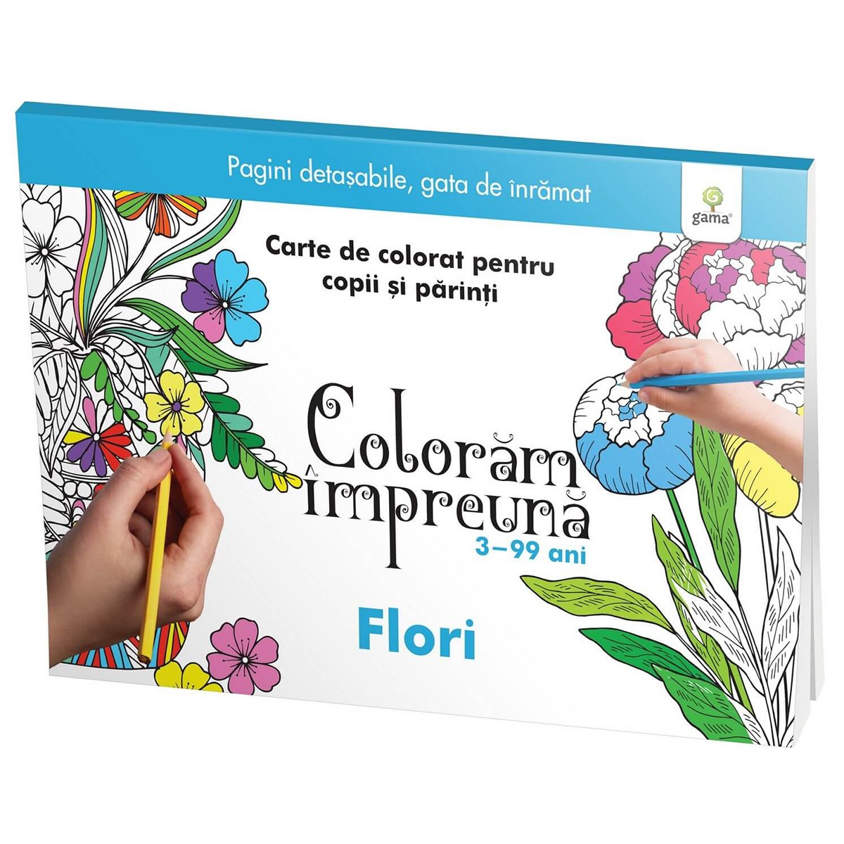 Carte Editura Gama, Coloram impreuna, Flori