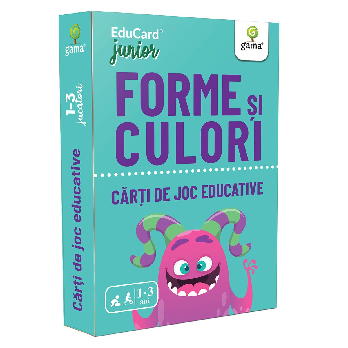 Poze Editura Gama, Carti de joc educative Junior, Forme si culori