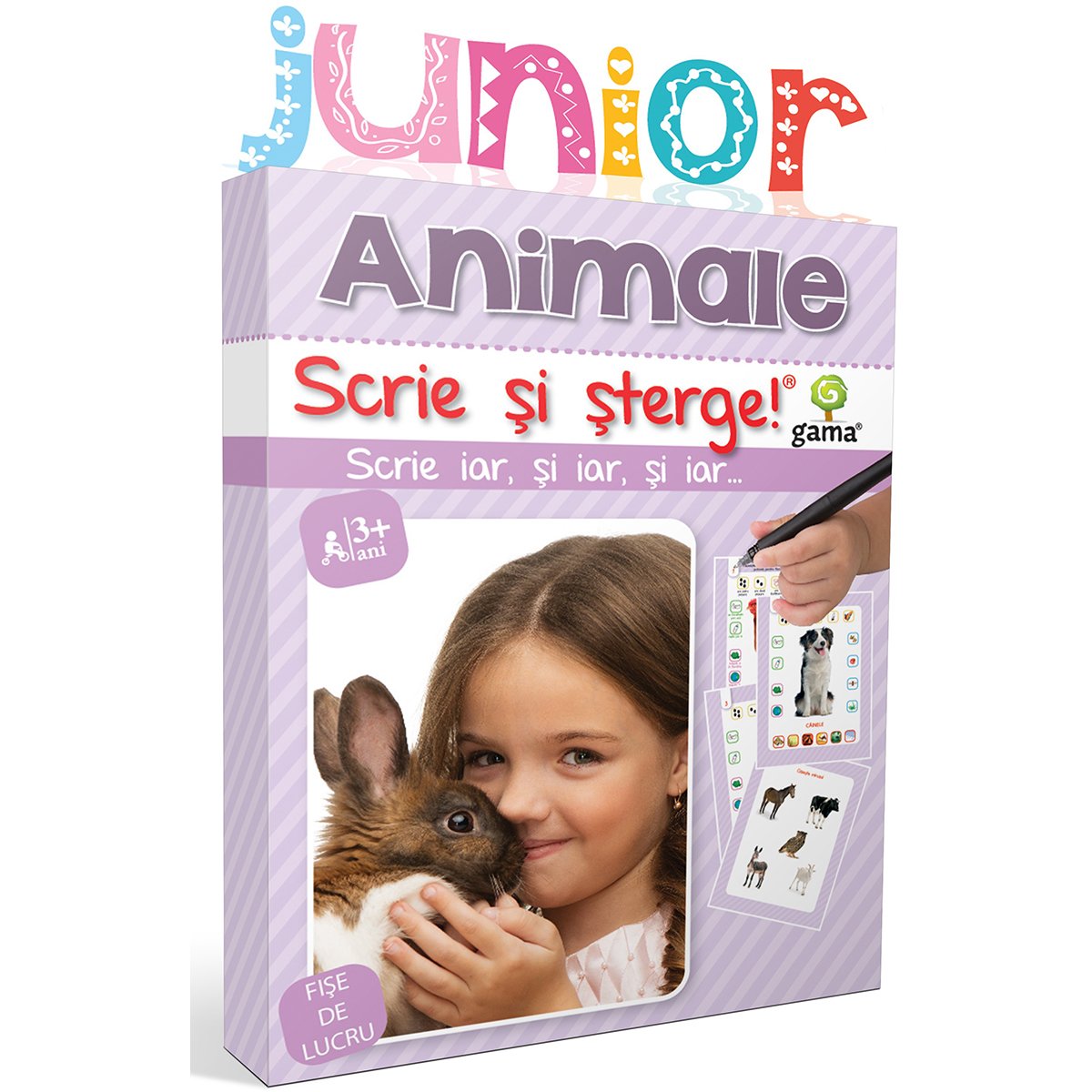 Editura Gama, Scrie si sterge Junior, Animale