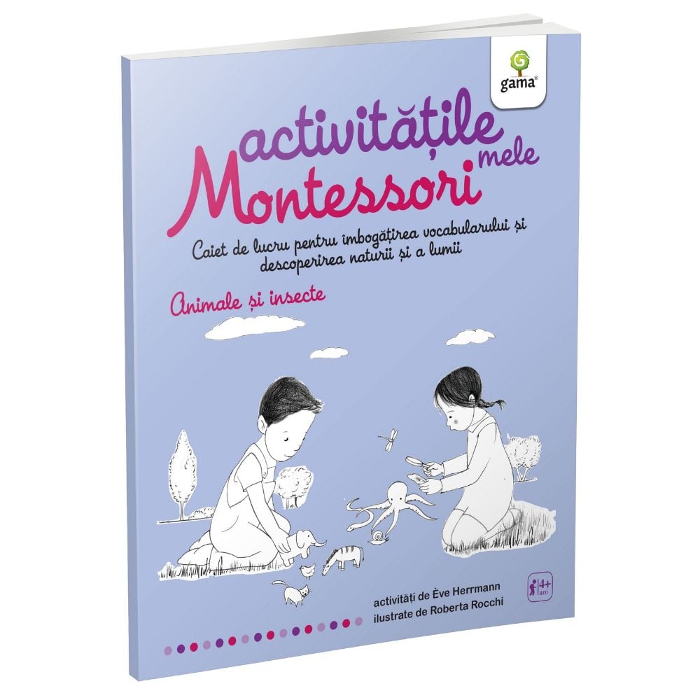 Animale si insecte, Activitatile mele Montessori, Eve Herrmann