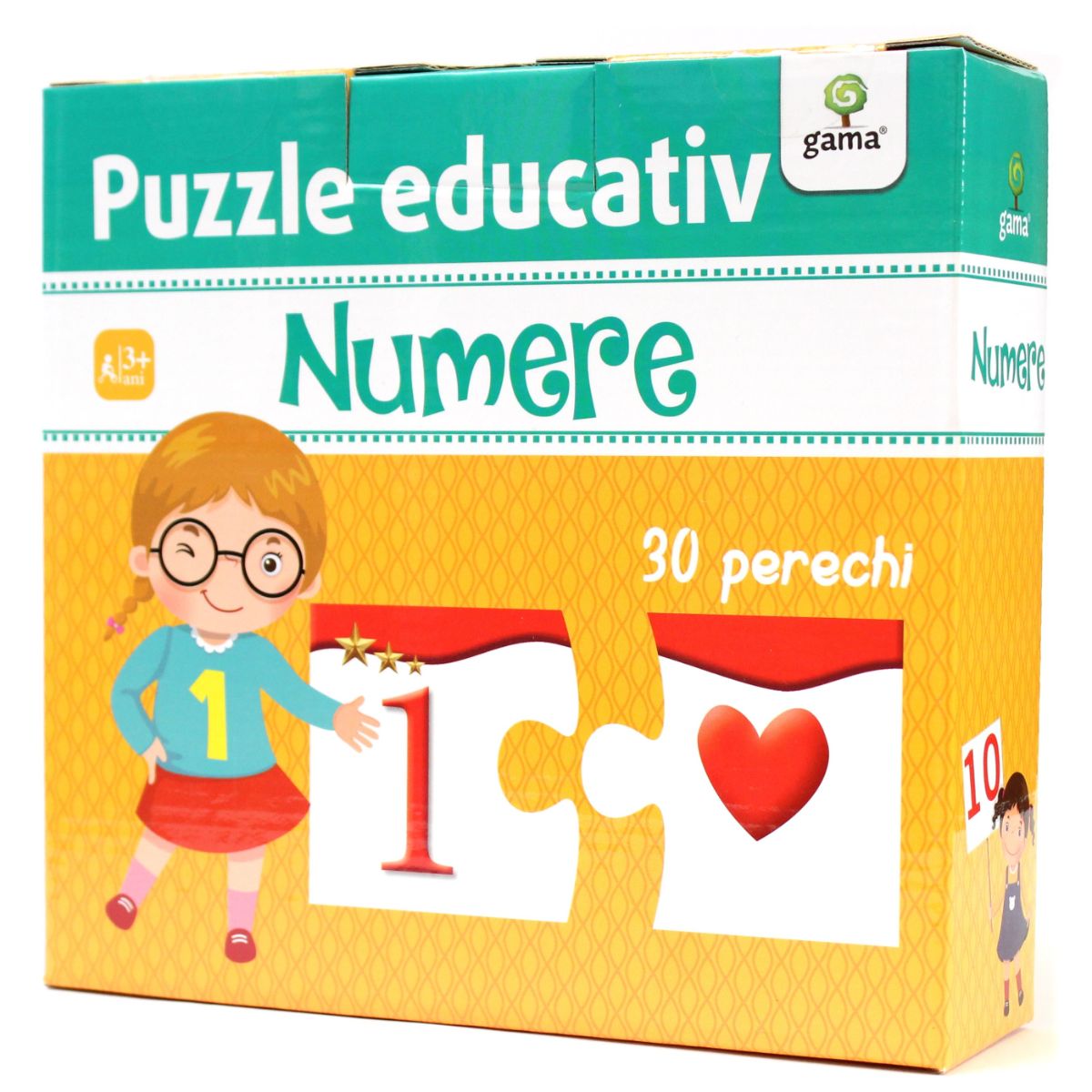Numere, puzzle educativ