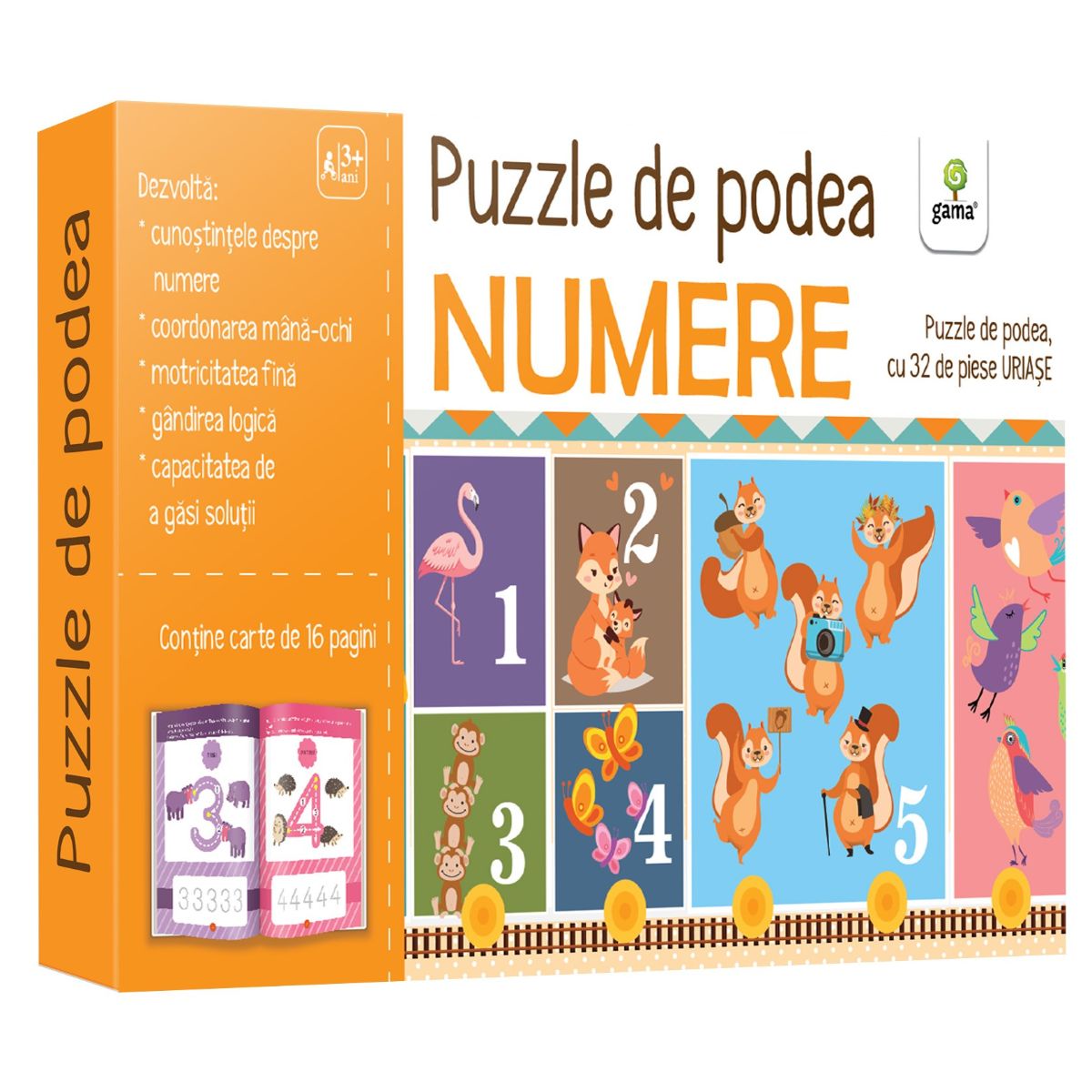 Numere, puzzle de podea