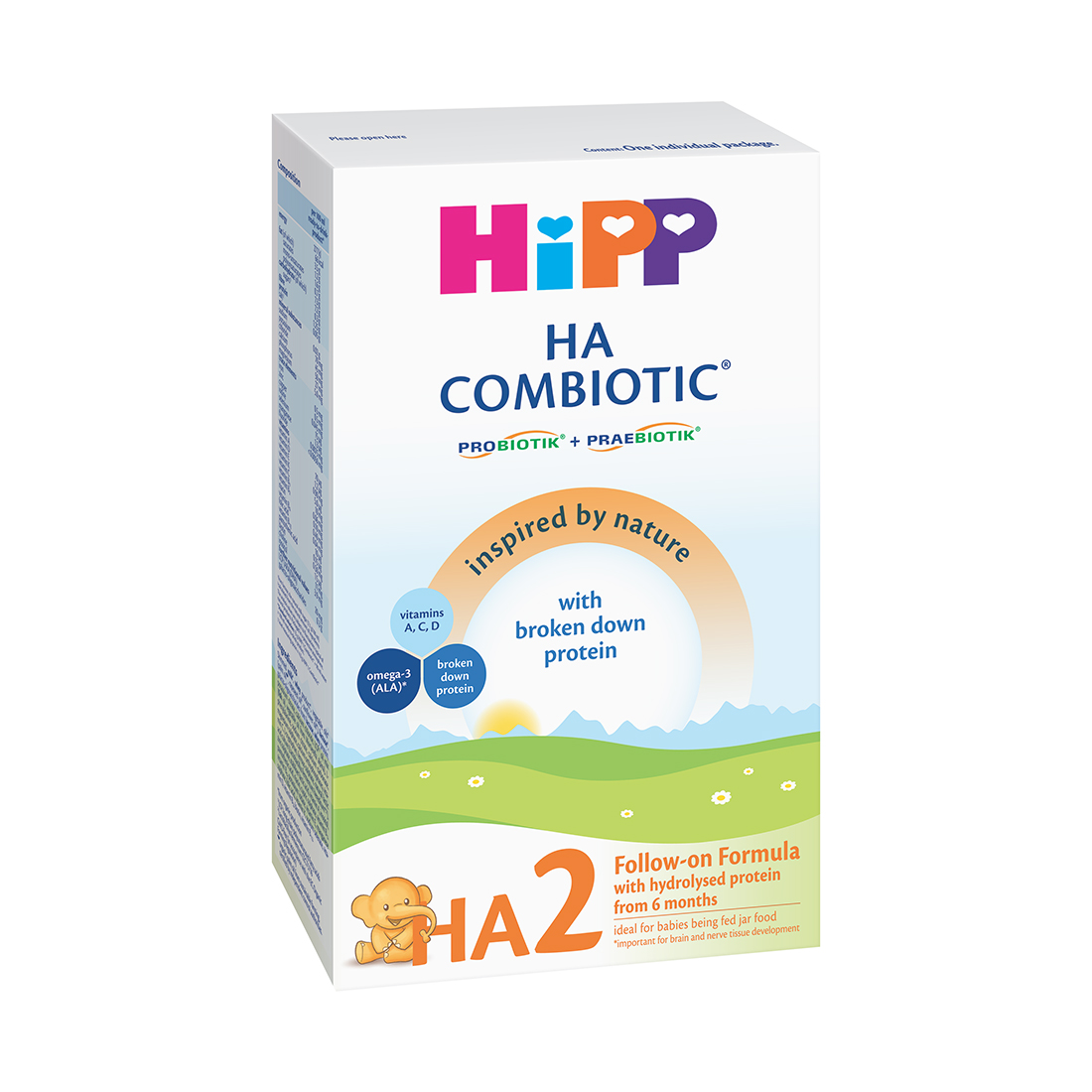 Lapte praf hipp combiotic ha 2, hipp 350 g, 6 luni+ 