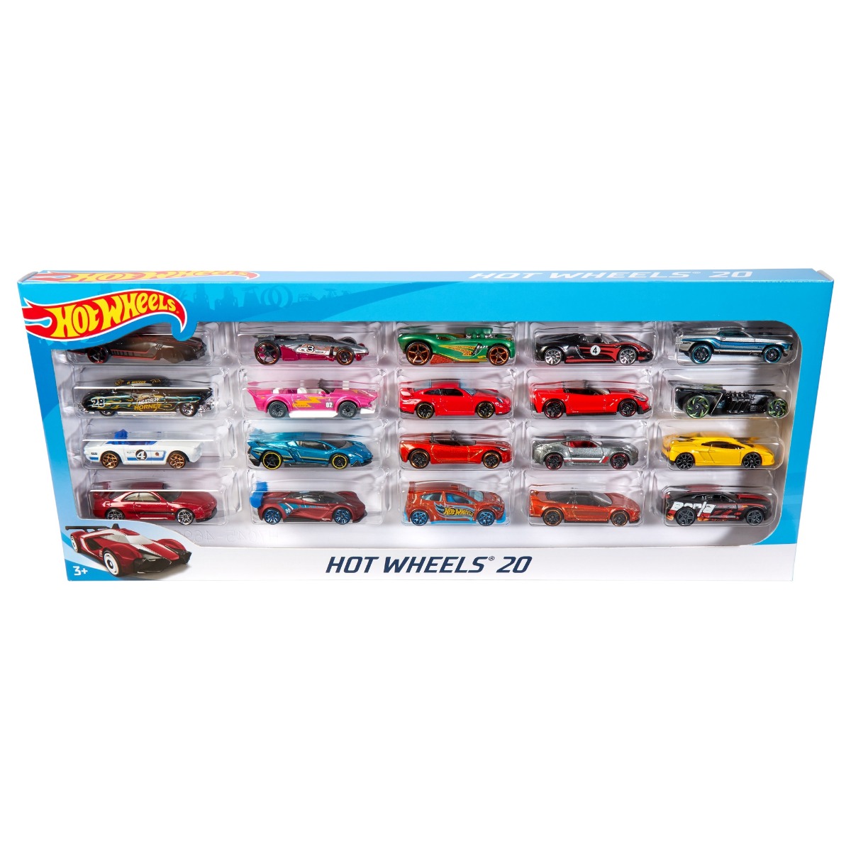 Set 20 de masinute Hot Wheels 1:64