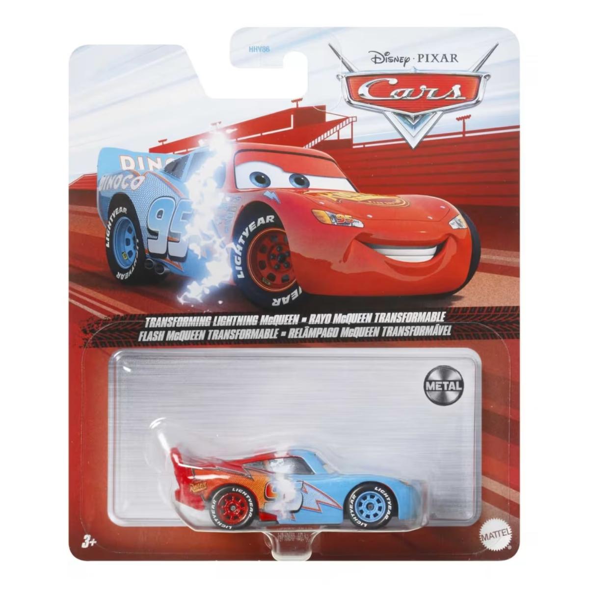 Masinuta din metal, Disney Cars, McQueen Transformable, HFB69