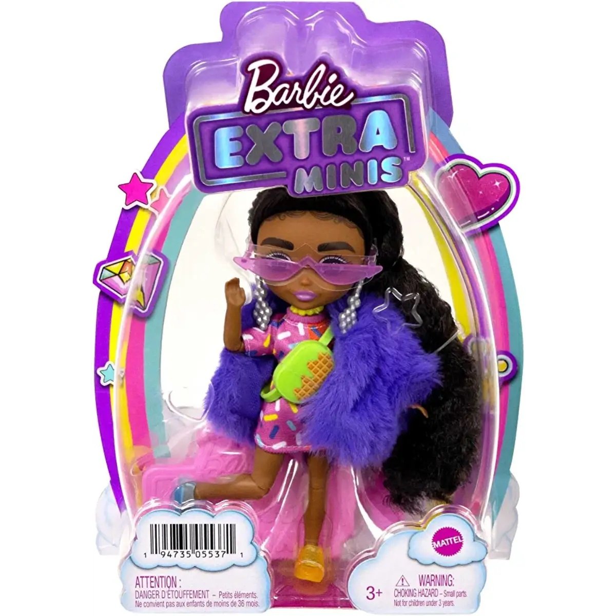 Papusa Barbie cu par lung si accesorii, Extra Minis, HGP63 Accesorii imagine noua responsabilitatesociala.ro