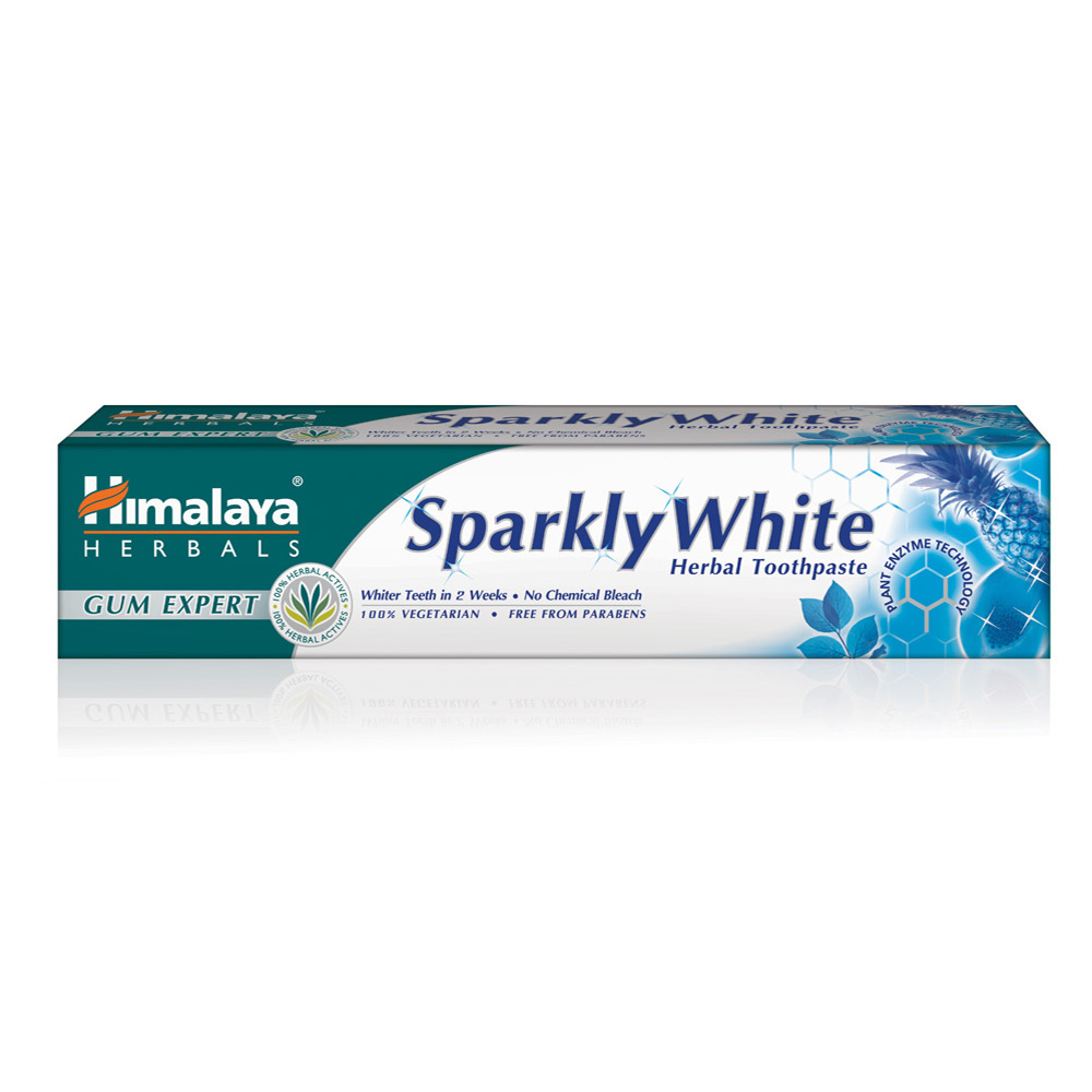 Pasta de dinti Himalaya Sparkly White, 75 ml imagine