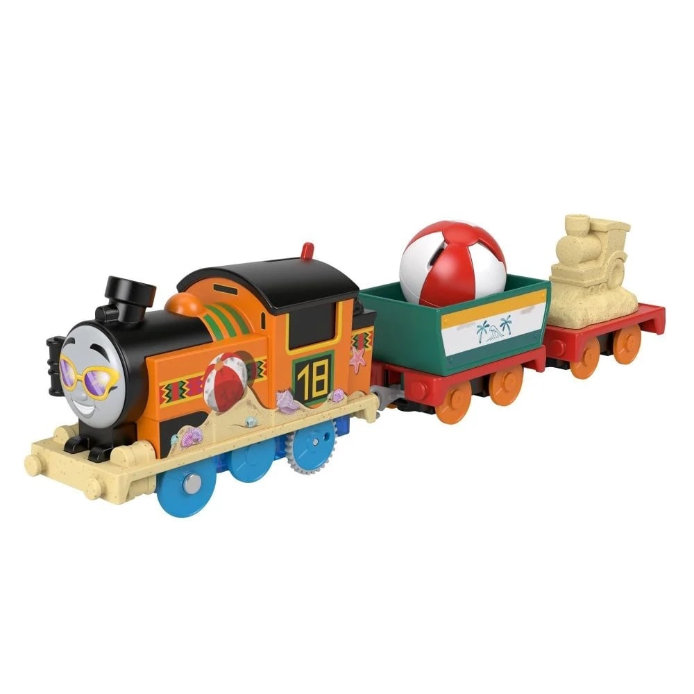 Locomotiva motorizata cu 2 vagoane, Thomas and Friends, Beachy Nia, HMK05