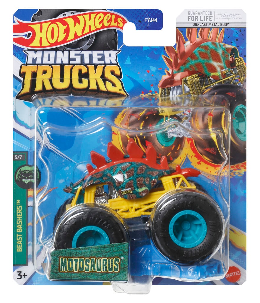 Masinuta Hot Wheels, Monster Truck, Arabalar Motosaurus, HNW21