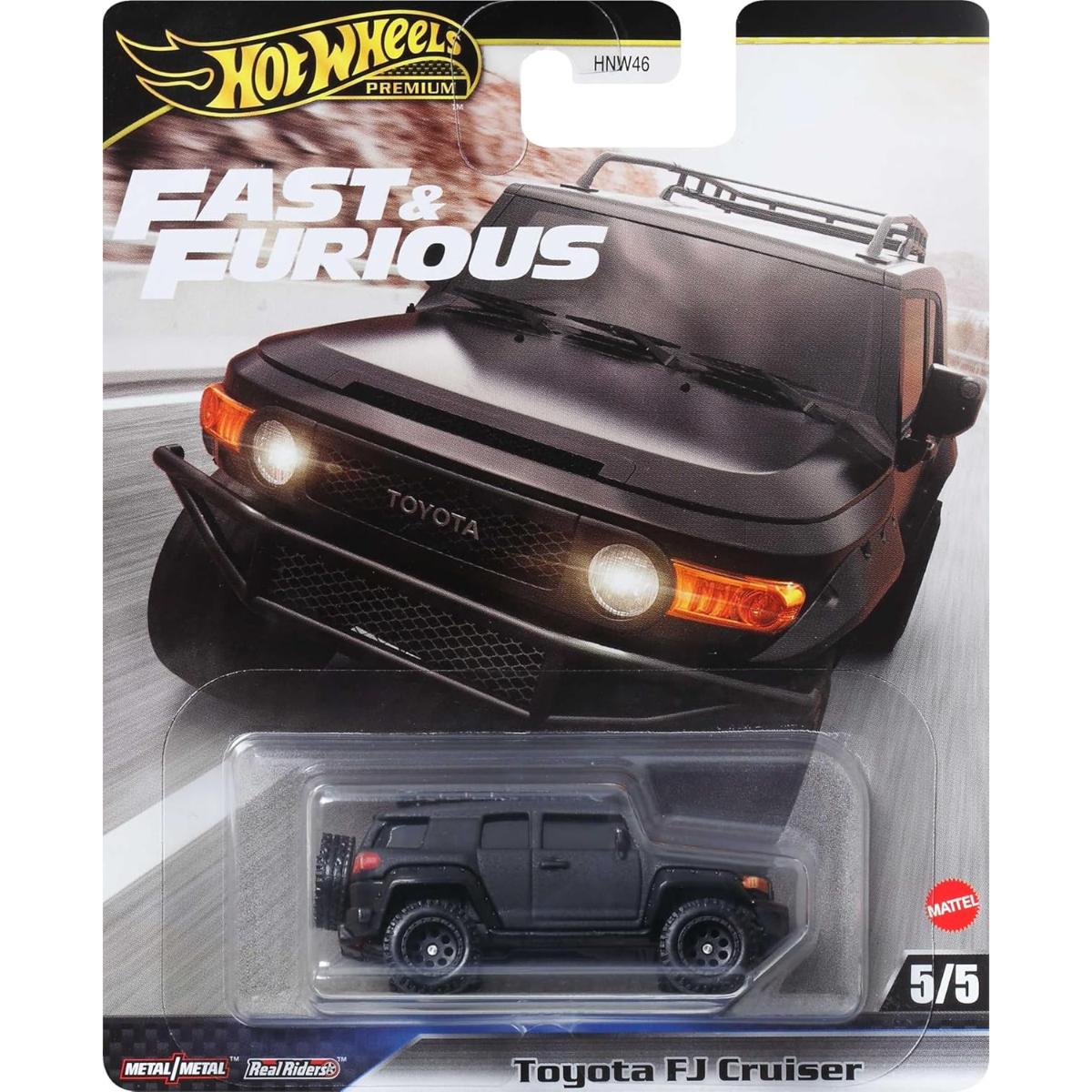 Masinuta din metal, Hot Wheels, Fast and Furious, Toyota FJ Cruiser, HRT99