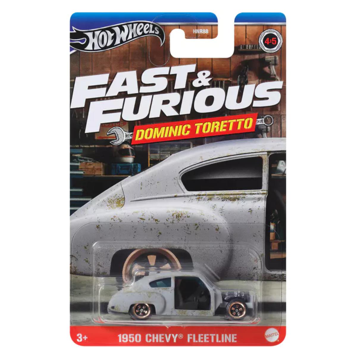 Masinuta Fast and Furious, Hot Wheels, 1950 Chevy Fleetline, HRW49