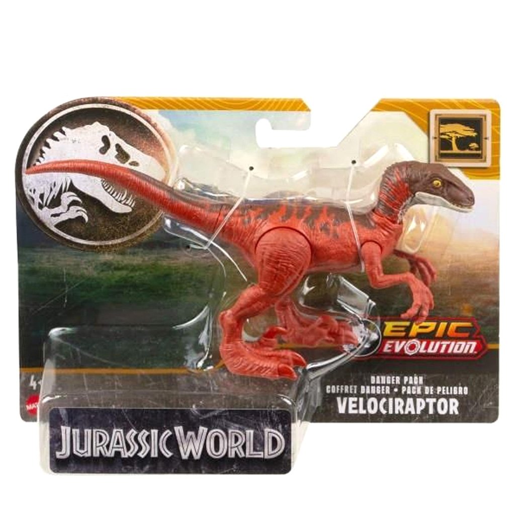 Figurina dinozaur articulata, Jurassic World, Velociraptor, HTK53