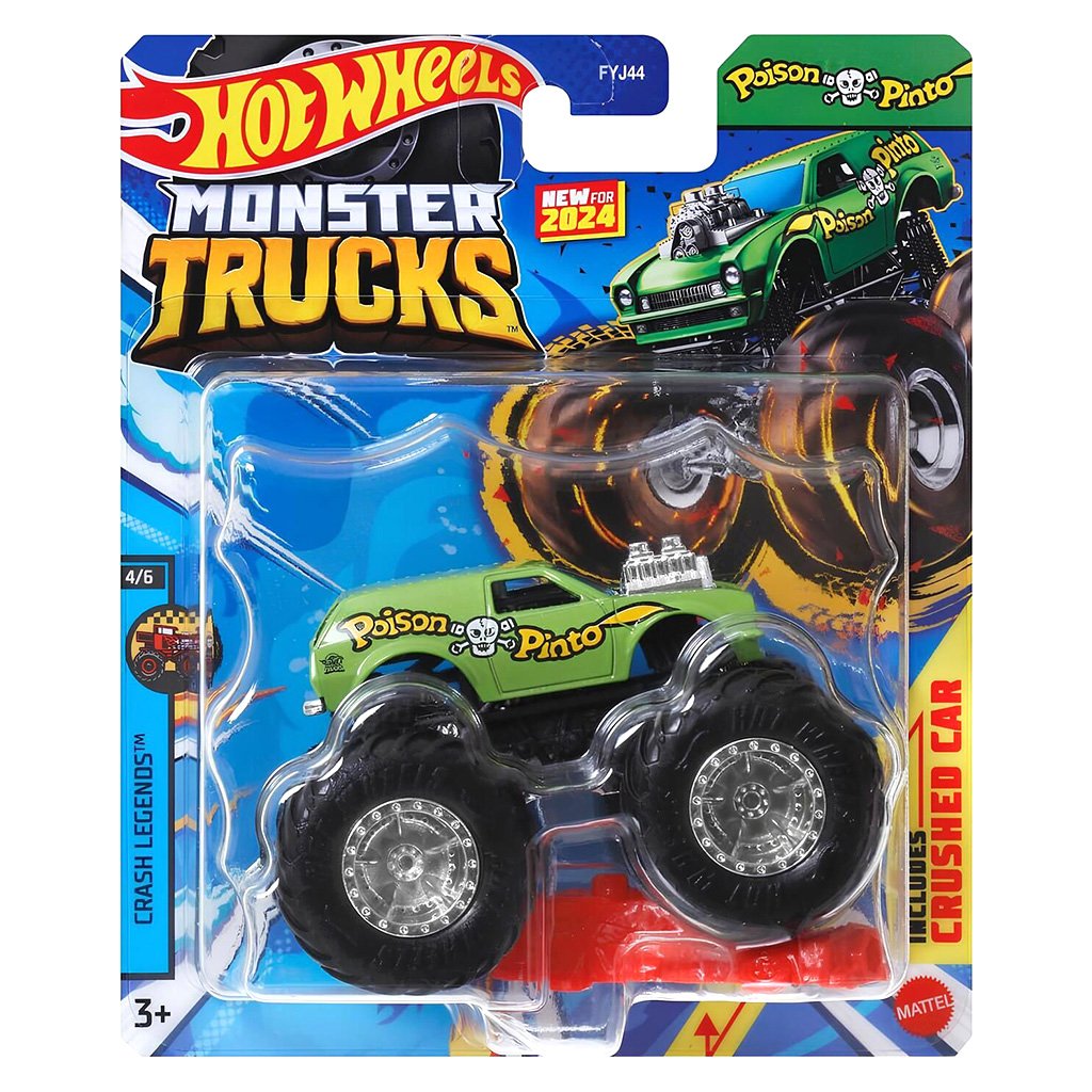 Masinuta Hot Wheels, Monster Truck, Poison Pinto, HTM31