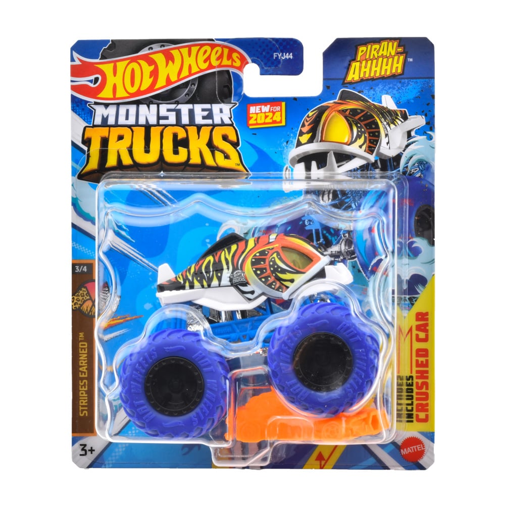 Masinuta Hot Wheels Monster Truck, Piranahhhh, HTM56