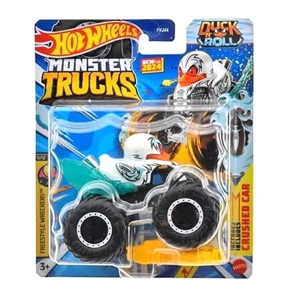 Masinuta Hot Wheels Monster Truck, Duck N Roll, HTM64