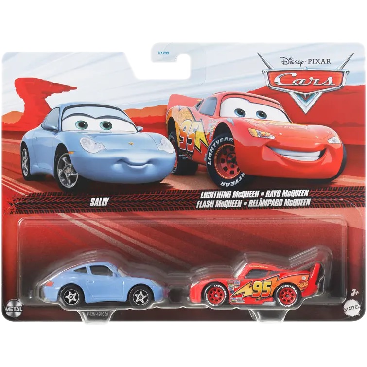 Set masinute Disney Cars 3, Sally si Lightning McQueen, 1:55, HTX07