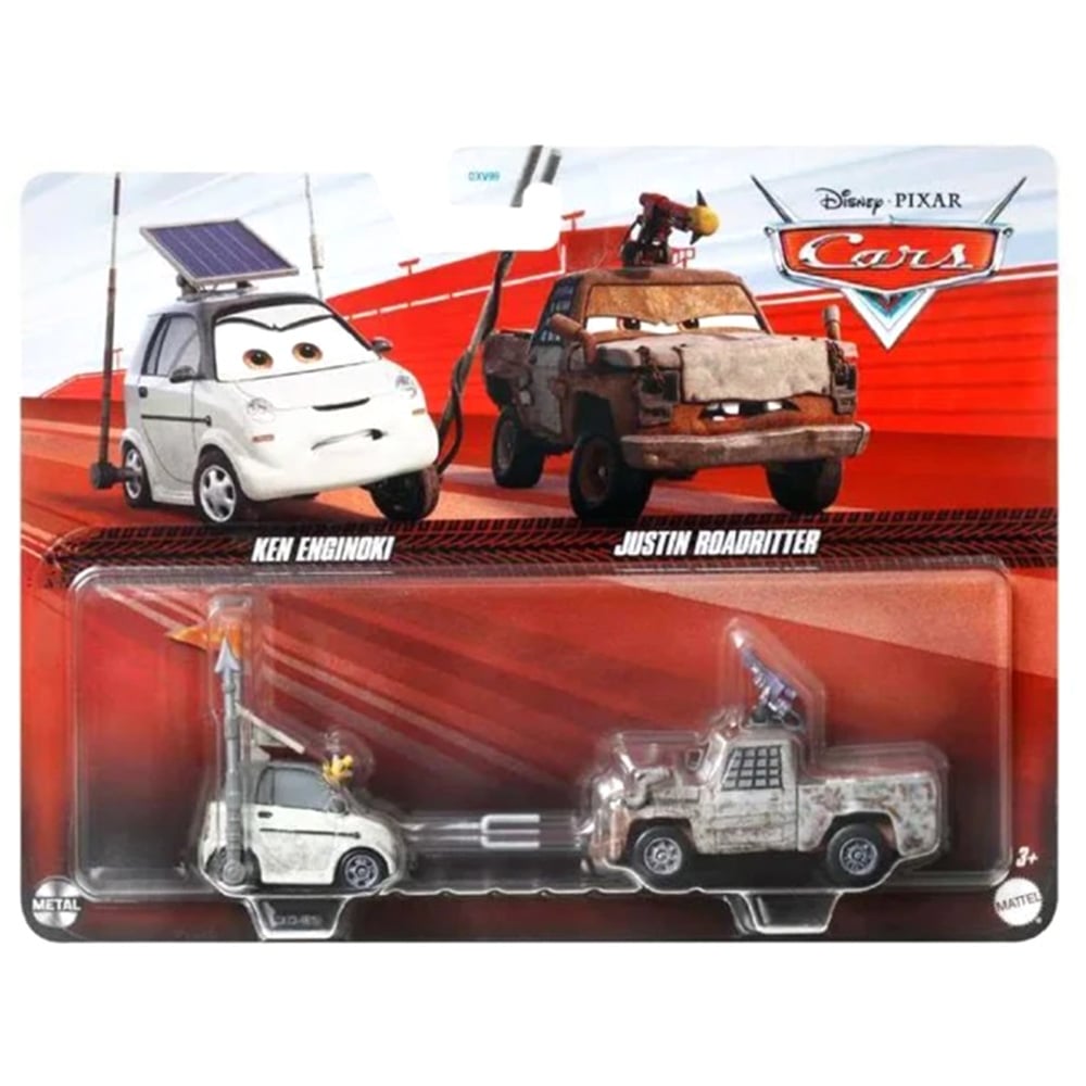 Set masinute Disney Cars 3, Ken Enginoki si Justin Roaddritter, 1:55, HTX13