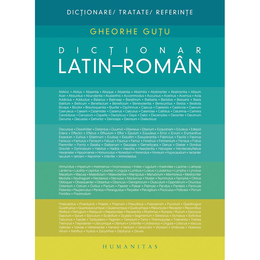 Dictionar latin-roman, gheorghe gutu