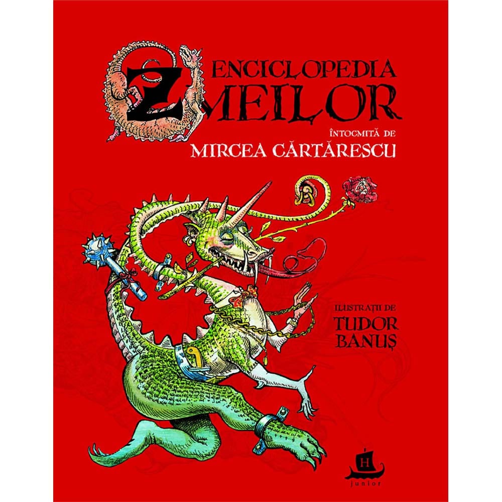 Carte editura humanitas, enciclopedia zmeilor, mircea cartarescu