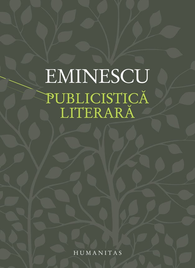 Publicistica literara, Mihai Eminescu Humanitas imagine noua