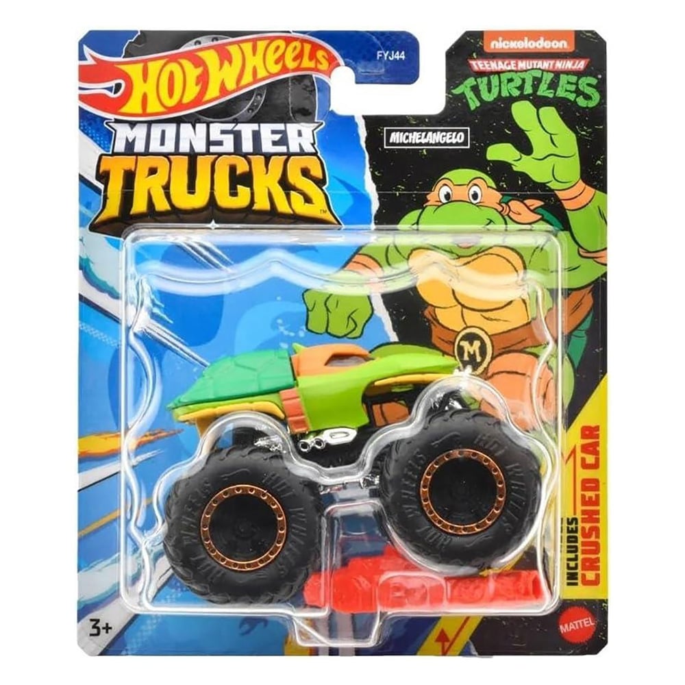 Masinuta Hot Wheels, Monster Truck, Michelangelo, HVH72