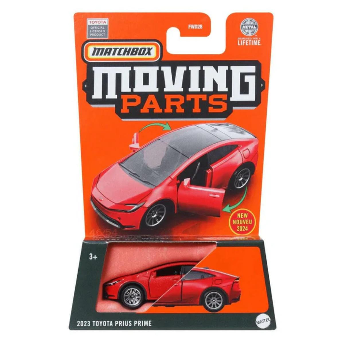 Masinuta Matchbox, Moving Parts, 2023 Toyota Prius Prime, HVM75