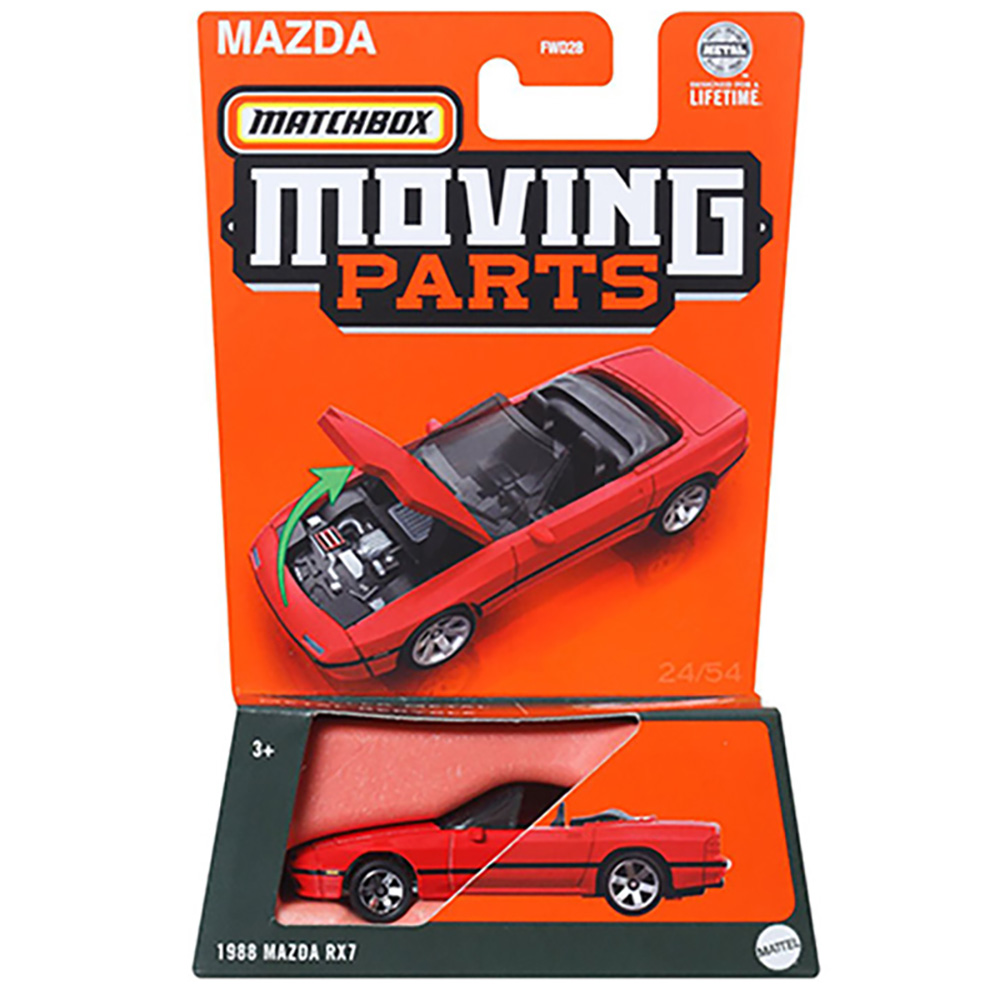 Masinuta Matchbox, Moving Parts, 1988 Mazda RX-7, HVN06