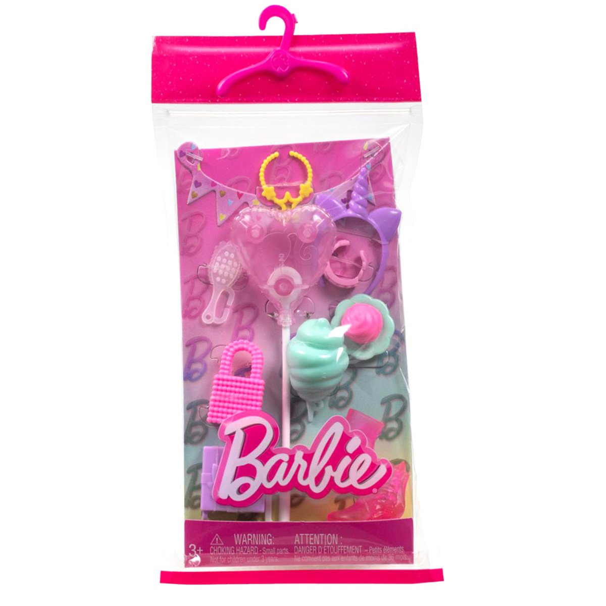 Set accesorii cu pantofi si gentuta, Barbie, HWV73