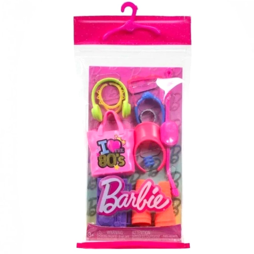 Set accesorii cu pantofi si gentuta, Barbie, HWV74