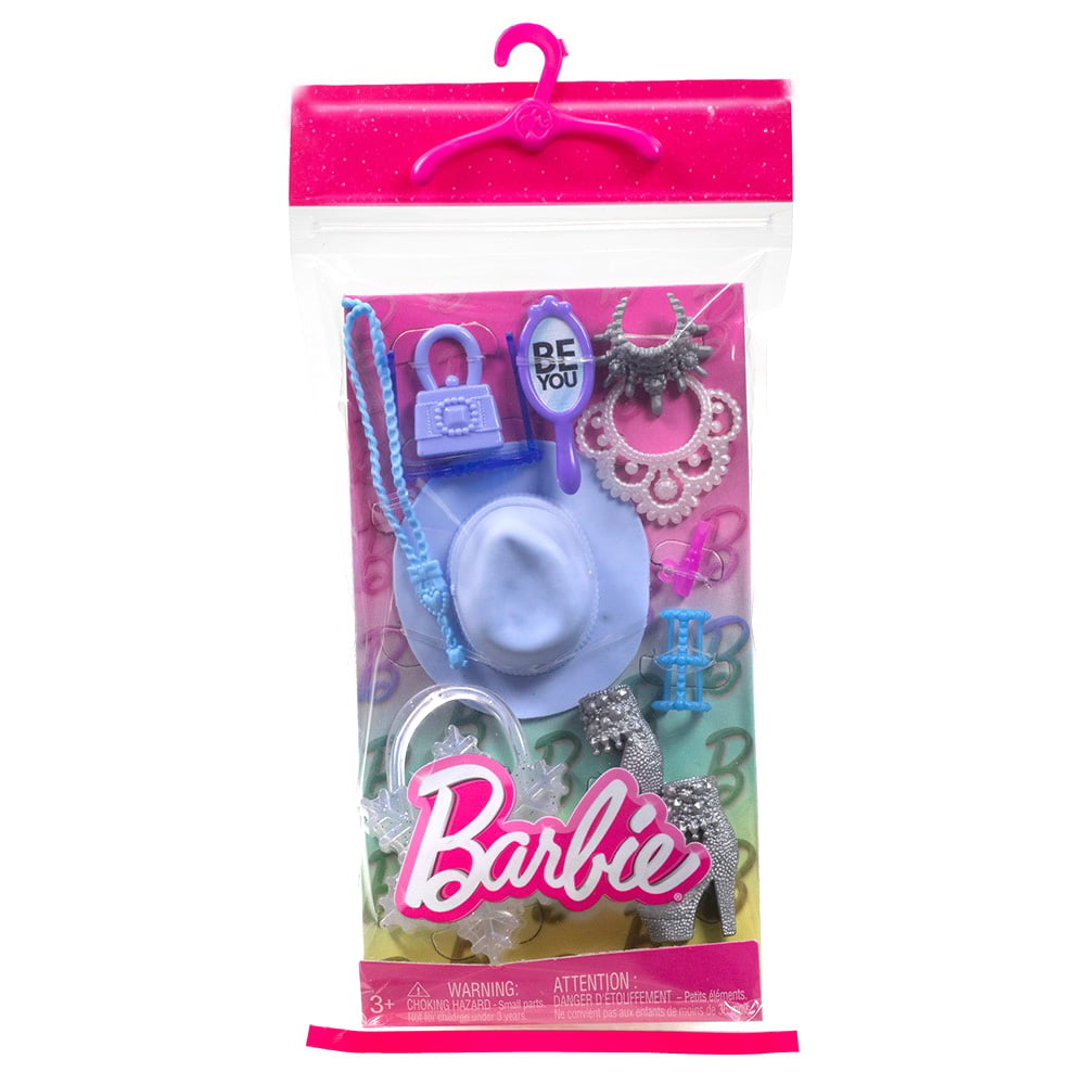 Set accesorii cu pantofi si gentuta, Barbie, HWV75