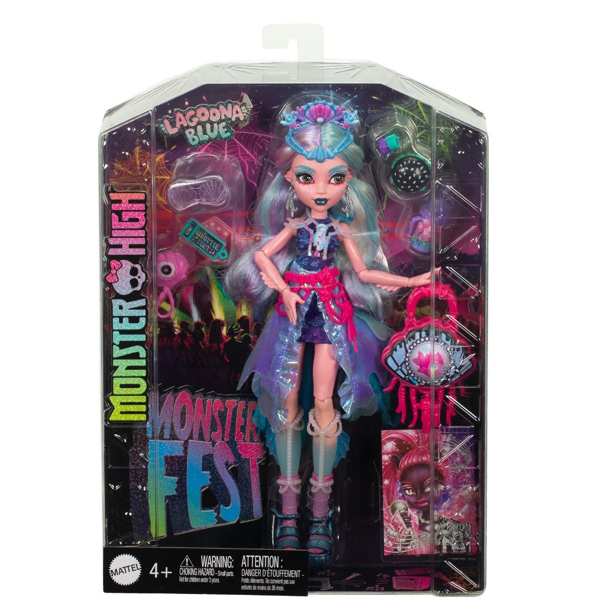 Papusa Monster High, Monster Fest, Lagoona Blue, HXH82