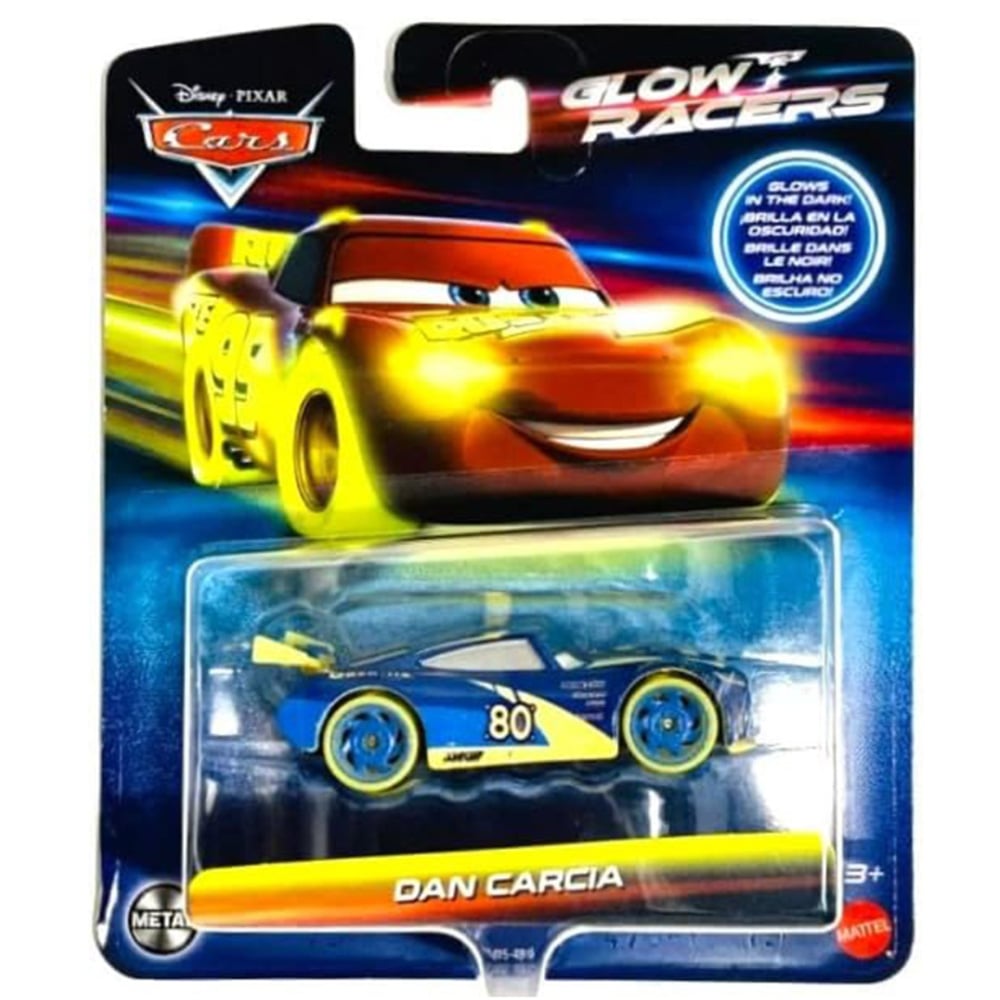 Masinuta din metal, Disney Cars, Glow Racers, Dan Carcia, HYM85