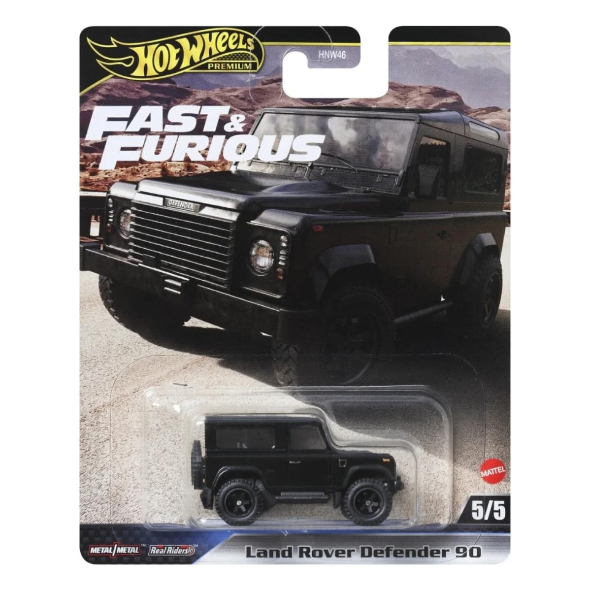 Masinuta din metal, Hot Wheels, Fast and Furious, Land Rover Defender 90, HYP74