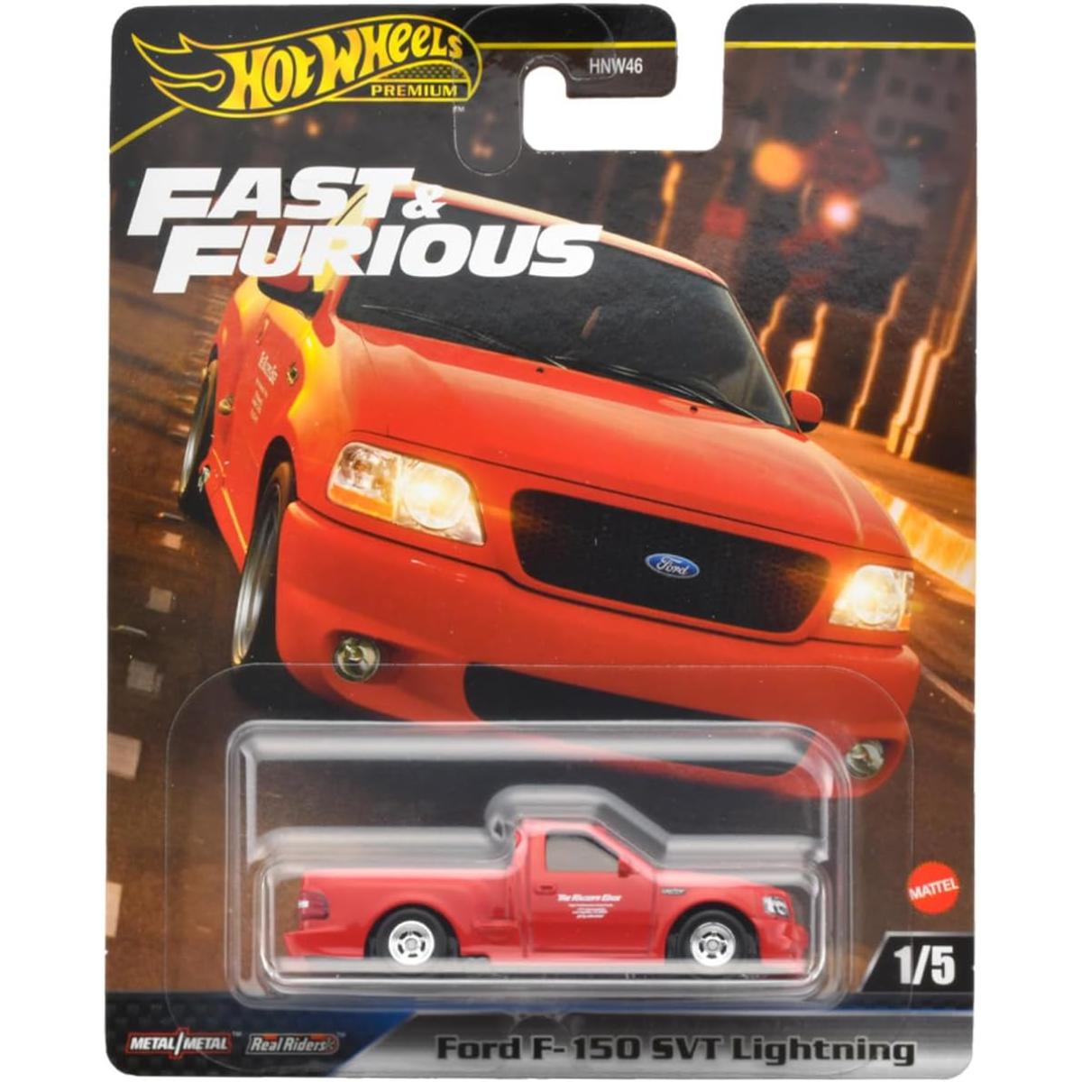 Masinuta din metal, Hot Wheels, Fast and Furious, Ford F-150 SVT Lightning, HYP75