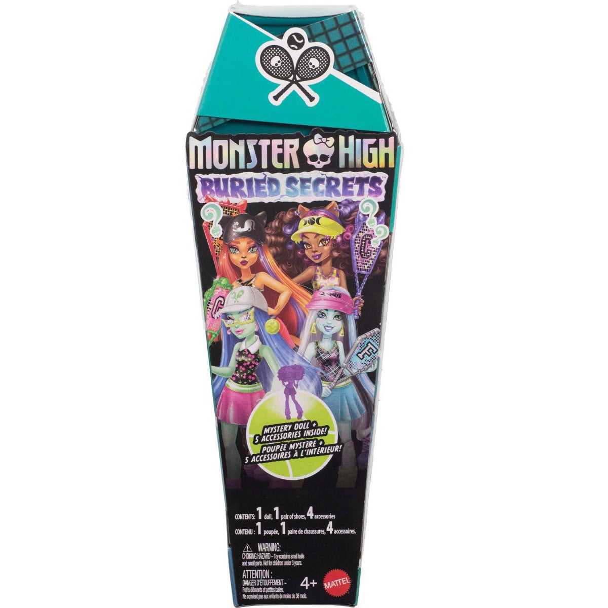 Papusa surpriza cu 5 accesorii, Monster High, Buried Secrets, HYV64