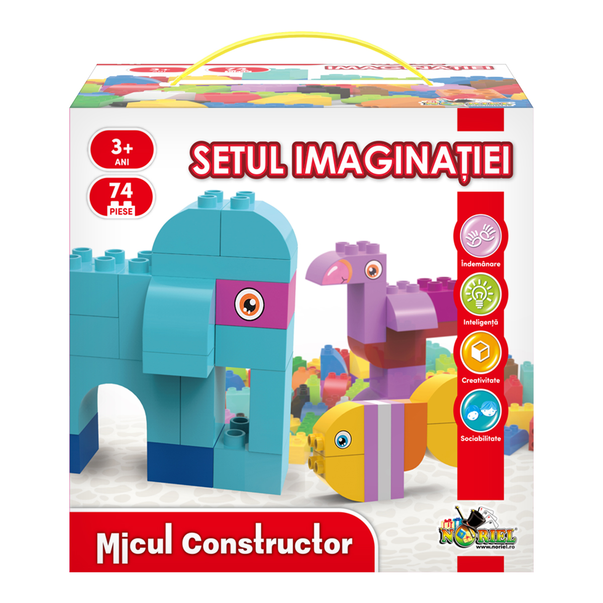 Jucarie de constructie setul imaginatiei, micul constructor