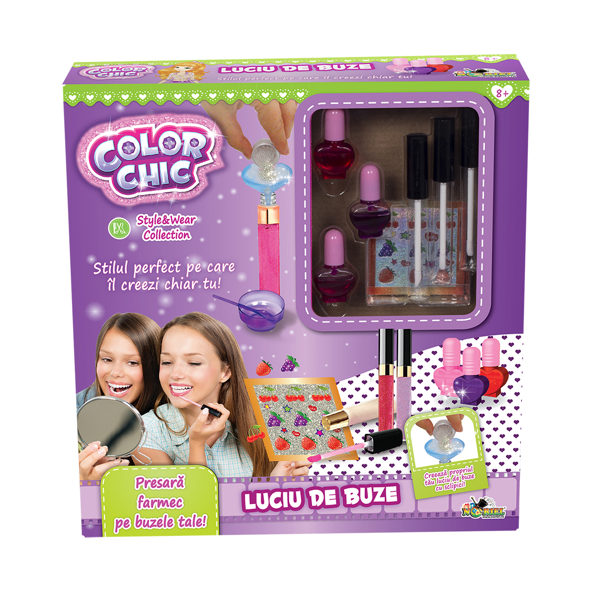 Set de creatie luciu de buze, color chic