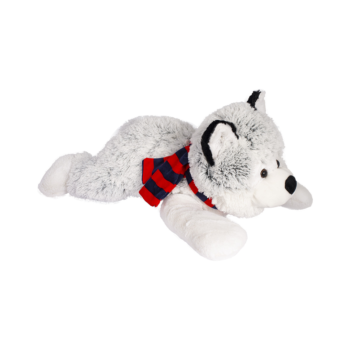 Jucarie de plus Noriel, Catel Husky cu fular, 54 cm