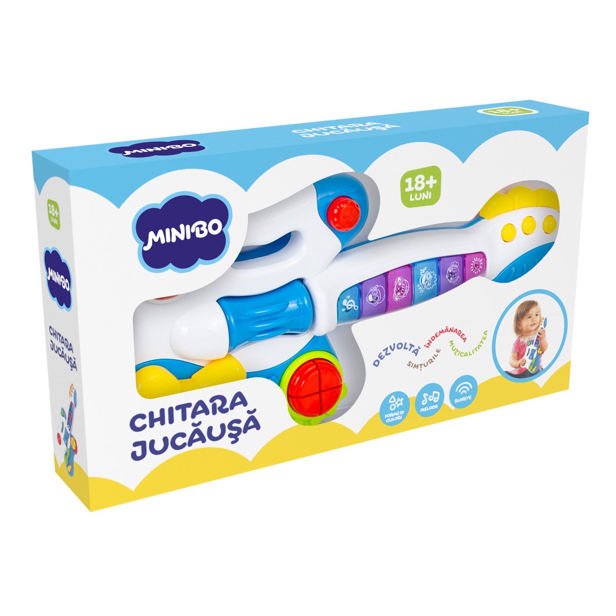 Jucarie bebelusi Minibo, Chitara jucausa