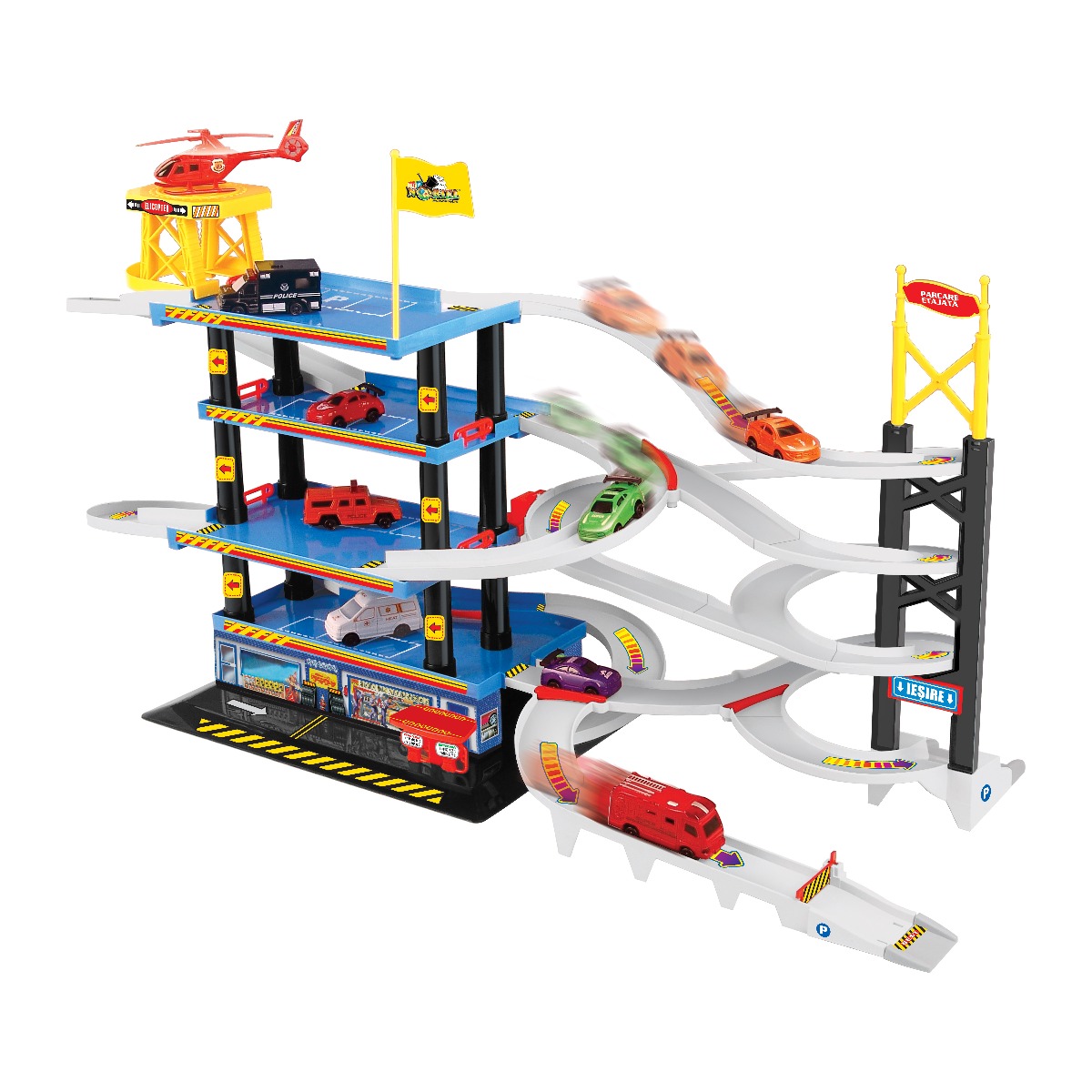Parcare etajata pentru masinute - cool machines 