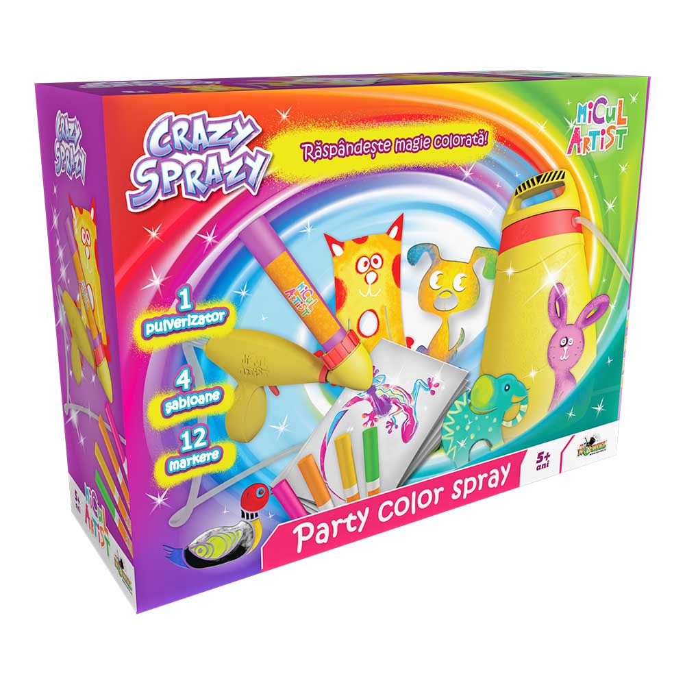 micul artist party color spray - crazy sprazy