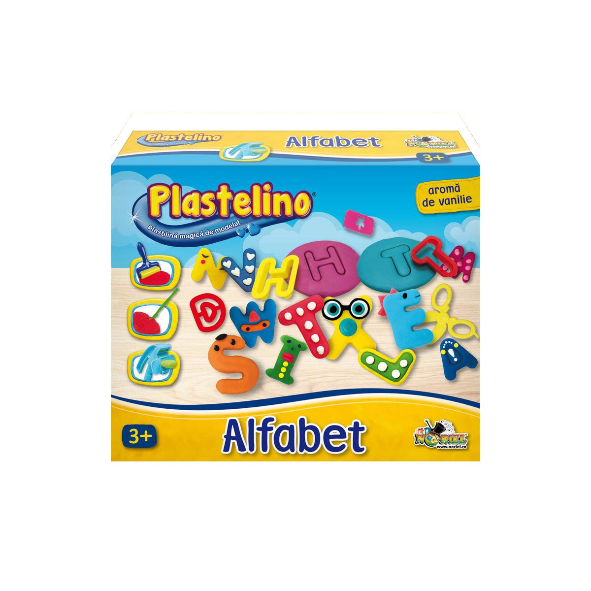 Set de modelare Plastelino – Alfabet din plastilina alfabet imagine 2022 protejamcopilaria.ro