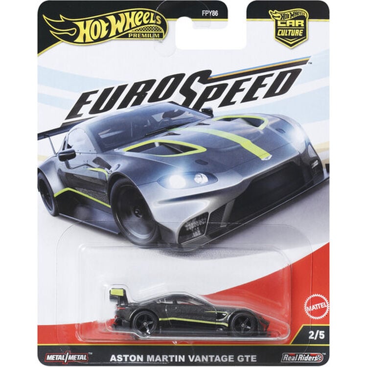 Masina metalica, Hot Wheels Premium, Car Culture, EuroSpeed, Aston Martin Vantage GTE, JBK76