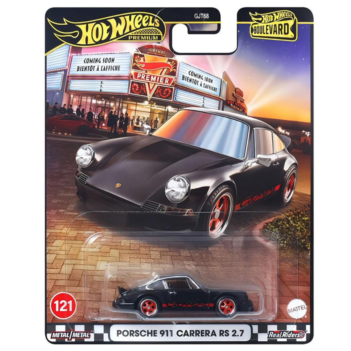 Masinuta din metal, Hot Wheels, Boulevard, Porsche 911 Carrera RS 2.7, JBL19