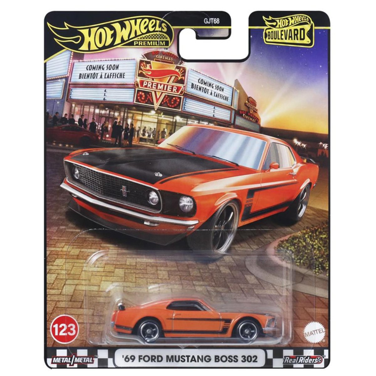 Masinuta din metal, Hot Wheels, Boulevard, 69 Ford Mustang Boss 302, JBL20