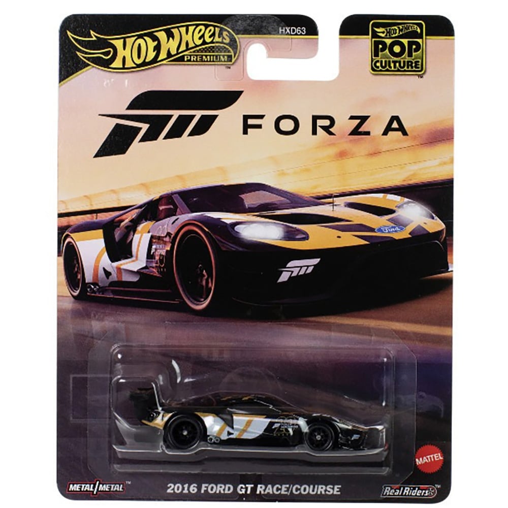 Masina metalica, Hot Wheels Premium, Pop Culture, 2016 Ford GT Race/Course, JBL67
