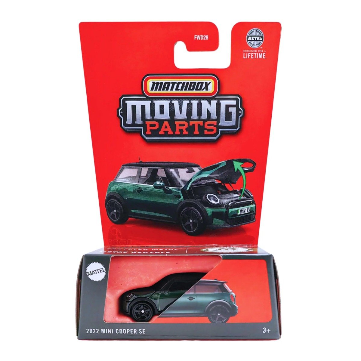 Masinuta Matchbox, Moving Parts, Mini Cooper SE, JBW79